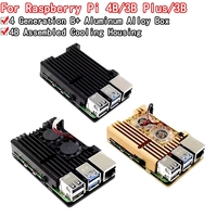 Sistema de Refrigeración para Raspberry Pi 4 Modelo B SBC con Ventilador Doble