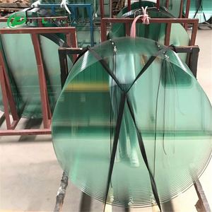 Verre rond trempé trempé transparent de taille personnalisée de 6mm 8mm 10mm 12mm 15mm 19mm pour le dessus de table à manger - Product Image 2