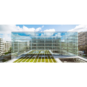 Système de mur de rideau intégré de revêtement de verre d'usine de façade de bâtiment Architectural de taille haute moderne - Product Image 5