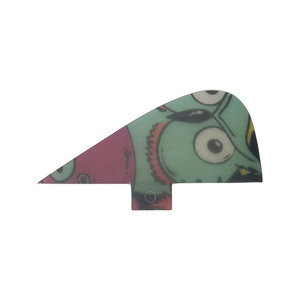 Diseño de patrón de aleta de tabla de surf pequeña Fibra de vidrio Aleta de cola de centro pequeño - Product Image 5