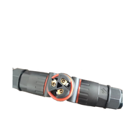 Connecteurs M20 étanches IP68 de type T de qualité supérieure, 2 et 3 broches, avec joints d'étanchéité, pour câbles de luminaires extérieurs, boîte de jonction 250V