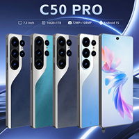 Camon50 Pro, Teléfono Inteligente con Octa-core, HD, Android 15, 5G LTE, CDMA, Doble SIM, Reconocimiento Facial, Teléfono para Juegos, Versión Global, Nuevo Teléfono Móvil