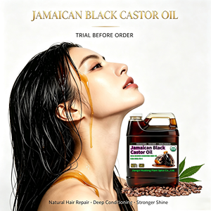 Huile de ricin noire jamaïcaine naturelle et biologique pour la croissance des cheveux - 100% pure, huile végétale pressée à froid, non raffinée, sans hexane |   En vrac - Product Image 2