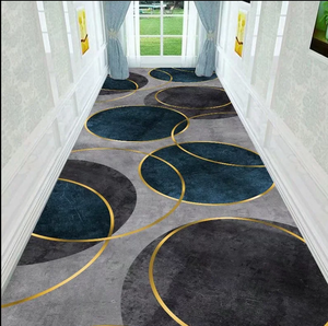 Tappeto <span class=keywords><strong>Vintage</strong></span> Floreale per Corridoio Lavabile e Pieghevole per Casa, Hotel e Ingresso - Product Image 2