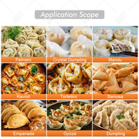 Machine industrielle automatique de fabrication de raviolis avec composants motorisés pour Gyoza, Empanada, Ravioli et machine à plier les garnitures