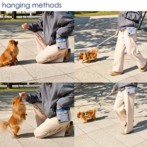 Free sample New Design Portable Dog Treat Training <b>Bag</b> BPA Free Silicone Pet Treat Pouch With Magnetic Closure and Waist <b>Clip</b> - Product Image 5
