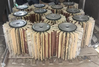 Machine de finition du bois industrielle SMARTECH avec moteur 5,5 kW, polisseuse automatique pour le ponçage et la finition des armoires