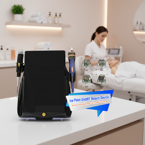 Máquina de Microagujas RF CryoM9 Ice-Gold con Doble Manípulo, Enfriamiento Criogénico, Reafirmación de la Piel, Reparación de Cicatrices de Acné, Dispositivo de Belleza para Clínicas - Product Image 2