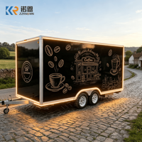 Camion de restauration mobile, camion-restaurant avec cuisine, remorque alimentaire, snack-bar, restaurant commercial, remorque alimentaire multifonctionnelle
