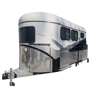 Remorque de transport de chevaux à chargement oblique unique, modèle 2, pour club d'équitation, transport spécial avec design unique - Product Image 5