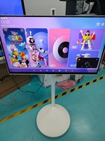 TV Layar Pintar 32 Inci Layar Portabel Incell Android 12 LCD Sentuh 1080p 128G Poster Digital Interaktif Rumah