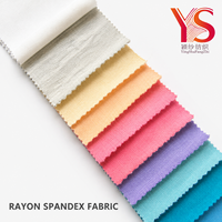 Tissu extensible confortable en rayonne douce, style tricoté, pour lingerie, sous-vêtements, t-shirt