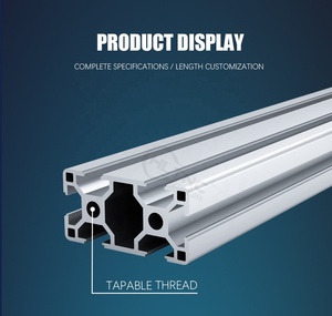 Profilé d'extrusion d'aluminium Épaisseur 2.2mm Norme européenne 30*60MM Profilé en aluminium à led Profilé en aluminium - Product Image 6