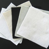 Tissu non tissé aiguilleté en polyester PET 150g 200g 400gsm pour la gestion de l'eau et les géotextiles routiers