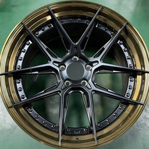 Jantes forgées en alliage d'aluminium sur mesure 2 pièces 17 18 19 20 21 pouces 5x100 5x108 5x112 5x114.3 5x115 5x120 5x127 Vantage Valkyrie <span class=keywords><strong>DBS</strong></span> - Product Image 4