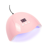 Lampe à ongles UV LED professionnelle SUN X3 haute puissance 54W avec USB 5V, trois minuteurs, portable pour gels d'ongles des mains et des pieds