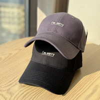 Casquette de baseball lavée en usine, structurée, à large bord, grande taille pour femme, vente en gros