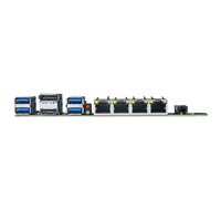 Motherboard Mini ITX BKHD C246 NAS 4 LAN 8 SATA LGA1151 Intel Core Generasi ke-8 & 9 I3 I5 I7 XEON E2 Server NAS Soft Router Mainboard