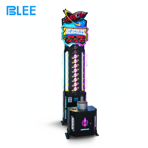 BLEE Nouveau style 1 joueur <span class=keywords><strong>Rocket</strong></span> Strongman Hitting Redemption Arcade Game Machine <span class=keywords><strong>Punch</strong></span> Boxing Game Simulator pour parc d'attractions - Product Image 4