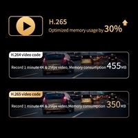 Caméra de tableau de bord 4K 3840x2160P 10.26 pouces Carplay et Android AutoCar, enregistrement vidéo, enregistrement en boucle WIFI, application de téléphone, Dvr de voiture