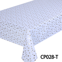 Nappe de table en plastique personnalisée en gros, résistante aux hautes températures, PVC, restauration, cuisine, champagne doré