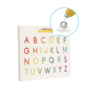 Pizarra Magnética de Doble Cara con Bolas de Acero, Pizarra Magnética para Niños con Letras Mayúsculas y Minúsculas - Product Image 2