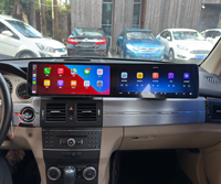 Écran double 24,6 pouces pour Mercedes-Benz GLK X204 2009-2015 Lecteur multimédia GPS Navigation Radio de voiture double écran Carplay