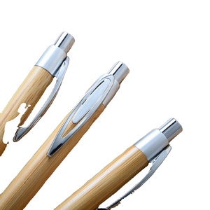 Personalized Bamboo Ballpoint <b>Pen</b> Bulk, Eco-Friendly Click <b>Pen</b> with Custom Logo for Promotional <b>Gift</b> - Product Image 3