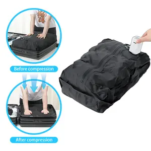 Pailox Waterproof Inflatable Vacuum Compression bag Airtight Storage Bags For travel Luggage organizer foldable Suitcase