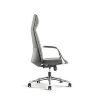 Chaise de bureau de direction pivotante Starlook de luxe en cuir de vachette véritable, moderne et élégante