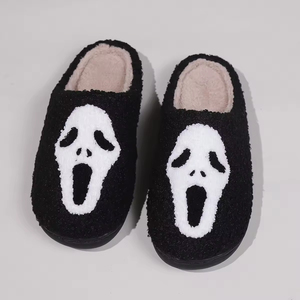 Wholesale 2026 Custom Home Ladies Men's Winter Christmas <b>Halloween</b> Indoor Anti-Slip Push Slides Light Weight <b>Slippers</b> for Women - Product Image 6