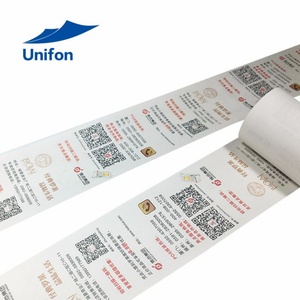 Papel Térmico para Impresión de Recibos, Precio de Fábrica, para Punto de Venta, Cajero Automático, Caja Registradora, 57 mm, 80 mm, 57x40 mm, 100% Pulpa de Madera, Certificado ISO9001 - Product Image 1
