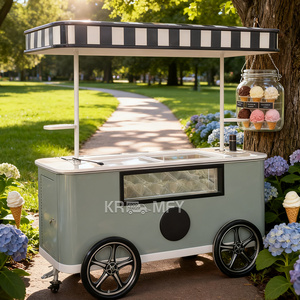 Carrito de Comida Móvil con Congelador para Helados, Tipo Camión, de Acero Galvanizado Resistente a la Corrosión - Product Image 6