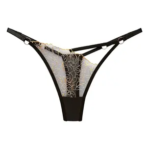 Sexy Spitze Tanga Frauen G Strings WC Verstellbares Höschen Transparente Unterwäsche Damen Slips Dessous Unterwäsche Dessous Tangas - Product Image 6