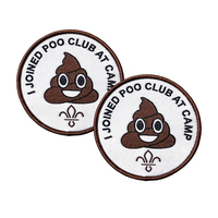 Patch brodé humoristique fantaisie pour vêtements, à coudre, pour club de camping, DIY, patch de blague, broderie pour vêtements