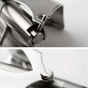 Cepillo para Limpiar el Vello de la Nariz para Hombre, Recortador Manual de Acero Inoxidable, Lavable y Portátil, para Nariz y Orejas - Product Image 2