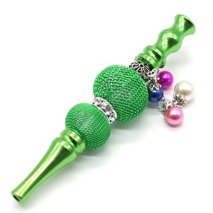 Accessoires de embouchures buccales portables en gros : Embouchure buccale originale en acier inoxydable décorée de bijoux - Product Image 4