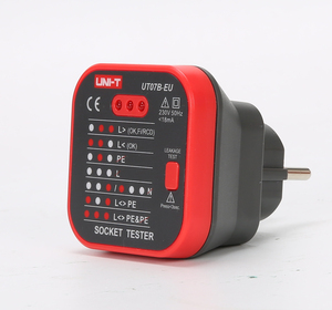 UNI-T UT07 Socket <strong>Testers</strong> Detector EU Plug Ground Neutral Fire Plug Polarity Phase Check Wiring Detection <strong>RCD</strong> Leakage Test - Product Image 5