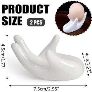 Creativo 2 pezzi in ceramica sostenibile porta uova di alta qualità - Product Image 3