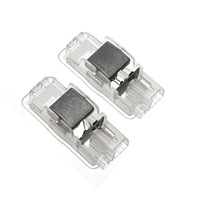 أضواء LED ترحيبية لأبواب السيارة مع عرض شعار وظل شبحي، مناسبة لسيارات 508 و408 وRCZ