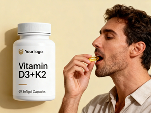 OEM <span class=keywords><strong>Vitamin</strong></span> <span class=keywords><strong>D3</strong></span>+K2 60 Kapsül Yetişkinler İçin Yumuşak Jel Kapsül - Product Image 5