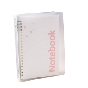 Sáng tạo <span class=keywords><strong>PP</strong></span> Bìa tối giản vỏ rời lá Máy tính xách tay 8 lỗ ràng buộc với 60 trang bên trong có sẵn trong các kích cỡ <span class=keywords><strong>A5</strong></span> và B5 - Product Image 5