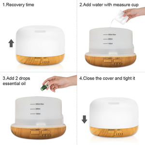 Máy Tạo Độ Ẩm Điện Aroma Máy Khuếch Tán Không Khí Gỗ Siêu Âm Máy Tạo Độ Ẩm Không Khí Tinh Dầu Hương Liệu Mát Mist Maker Cho Gia Đình - Product Image 6