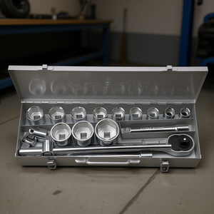 FG 629A/S17 <b>Socket</b> Set 17-Piece Metric Automotive Repair Tool Kit - Product Image 3