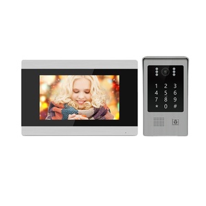 Bcomtech 4-dây Video intercom cho căn hộ Mult đơn vị tuya app điều khiển từ xa Ip Wifi cửa liên lạc với thẻ IC cửa điện thoại - Product Image 1