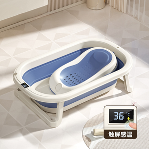 Migliore Vasca da Bagno Antiscivolo con Sensore di Temperatura per Neonati e Bambini con Sedile, Uso Sicuro e Bagno Domestico - Product Image 2