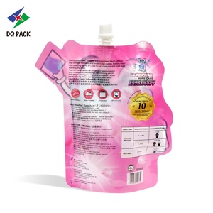 DQ PACK Bolsa de embalagem para embalagem de embalagem de líquido e recheio com impressão personalizada, saco de embalagem para amaciante de roupa e detergente - Product Image 6