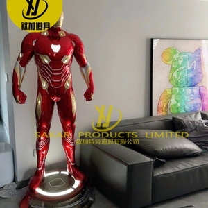 Figura DE ACCIÓN DE <span class=keywords><strong>Marvel</strong></span> Hulkbuster Armor Mk 44, estatua artesanal de resina, modelo coleccionable, escultura de Ironmans de fibra de vidrio - Product Image 6