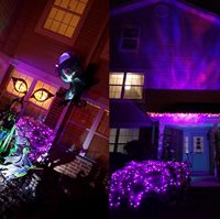 Mini-lumières de Noël LED d'extérieur multicolores RGB avec télécommande, en PVC, étanches IP65, à brancher sur prise murale, longueur 10m/20m/30m/100m