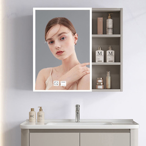 Armario <span class=keywords><strong>de</strong></span> <span class=keywords><strong>baño</strong></span> <span class=keywords><strong>de</strong></span> doble puerta montado en la pared personalizado <span class=keywords><strong>de</strong></span> fábrica, juego <span class=keywords><strong>de</strong></span> fregadero, <span class=keywords><strong>lavabo</strong></span> <span class=keywords><strong>de</strong></span> aluminio, espejo, tocador <span class=keywords><strong>de</strong></span> <span class=keywords><strong>baño</strong></span> - Product Image 5